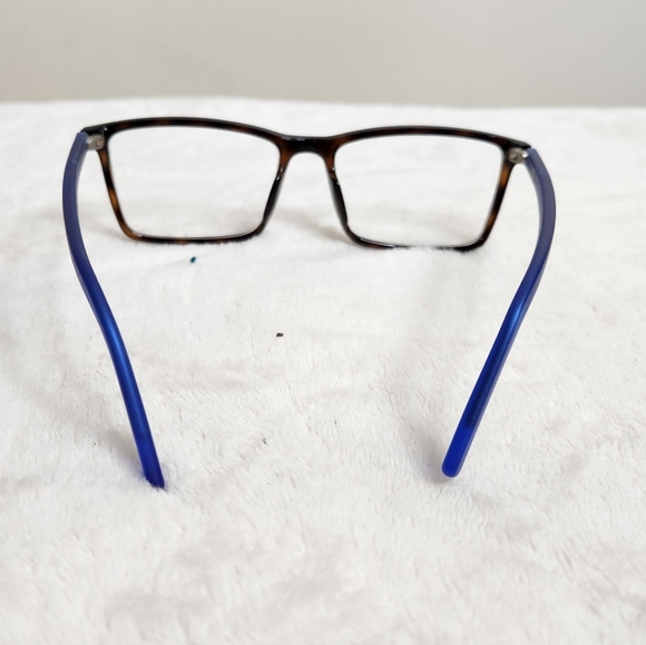 Puma Brown and Blue Men's Prescription Eyeglass Frames with Carrying Cases - Picture 9 of 16
